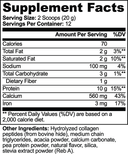 NALTOVI Grass-Fed Collagen Creamer – Vanilla